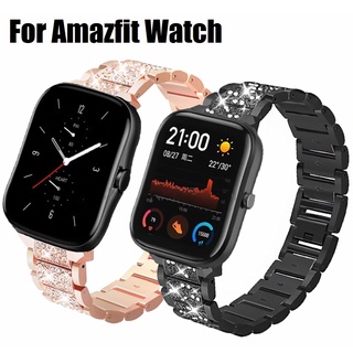 ระยิบระยับ รูปสี่เหลี่ยมขนมเปียกปูน สาย Amazfit Bip 3 pro สายนาฬิก Amazfit GTS 2 , Amazfit GTS 3 , Amazfit gts 4 สาย Amazfit GTS 2e,Amazfit gts 2 mini , Amazfit gts 4 mini สาย Amazfit bip u pro สายนาฬิกา Amazfit Bip 3 pro สาย Garmin Venu 2 plus Strap