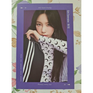 [พร้อมส่ง] โปสการ์ดปฏิทิน แทยอน Taeyeon Girls Generation Oh!GG 2021 Seasons Greetings Postcard Calendar