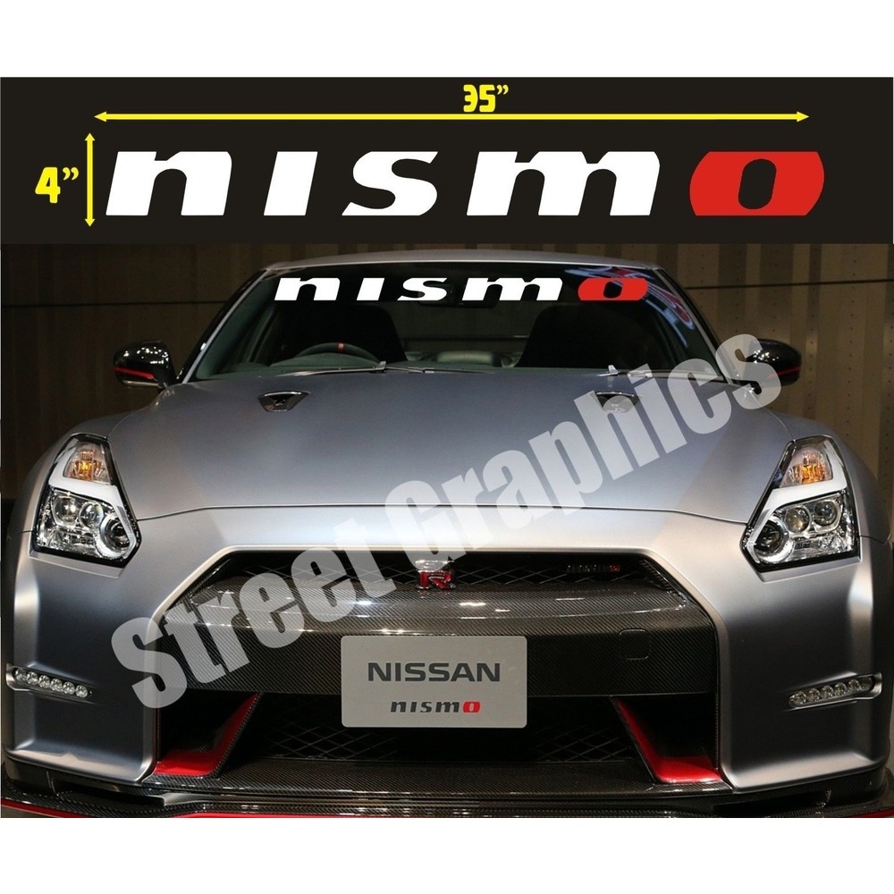 NISMO WINDSHIELD VINYL DECAL STICKER (รถทั้งหมด)
