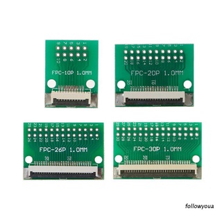 Folღ อะแดปเตอร์ซ็อกเก็ตเชื่อมต่อ Fpc Ffc Pcb 1.0 มม. พร้อมตัวเชื่อมต่อ