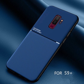 เคสโทรศัพท์แบบแม่เหล็กกันกระแทกกันกระแทกสําหรับเคสมือถือสีเพียว Samsung GALAXY S9 PLUS S9+ SamsungS9 SamsungS9+