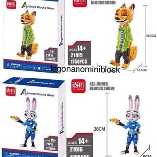 Legonano เลโก้ นาโน lego nano nanoblock size ใหญ่จัมโบ้ นิค จูดี้