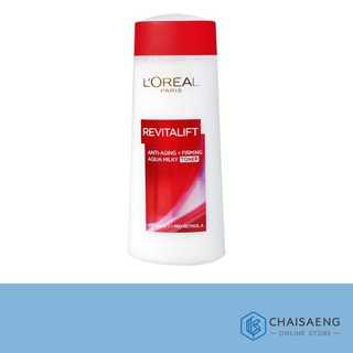 Loreal Paris Revitalift Anti-Aging+Firming Aqua Milky Toner ลอรีอัล ปารีส รีไวทัลลิฟท์ โทนเนอร์บำรุงผิว 200 มล.