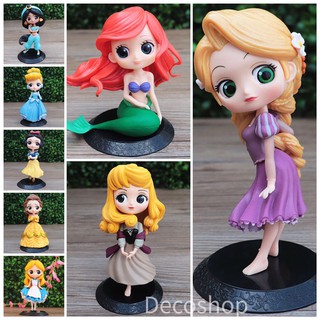 โมเดล ของเล่นโมเดลQ posket part 1(Cinderella/Alice/Snow White/Aurora/Ariel/Jasmine/Belle/Rapunzel)