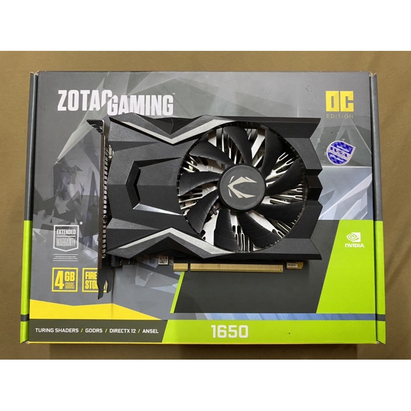 1650 4GB ZOTAC OC 1FAN ไม่ต่อไฟเพิ่ม