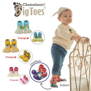 Chameleon Bigtoes รองเท้าหัดเดิน เปลี่ยนสีได้(รวม10ลายเด็กผู้ชาย) รองเท้าเด็กหัดเดิน (Size 11.5 12.5 13.5 cm)