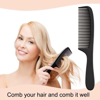 Monja หวีจัดแต่งทรงผม ไฮไลท์ 12 แบบ อเนกประสงค์ สีดํา DIY hair comb black hairdressing tools