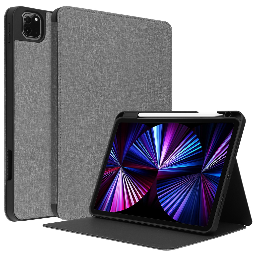 สําหรับipad Pro 11 2022 M2 กรณีPro11 2021 M1/2020 TPUพร้อมช่องเสียบปากกาธุรกิจฝาครอบกรณีป้องกัน