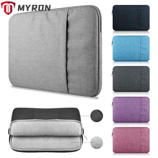 MYRON 11 13 15 15.6 inch Fashion Laptop Bag Universal Notebook Pouch Sleeve Case Cover Dual Zipper Waterproof Colorful Polyester Fabric Large Capacity/Multicolor