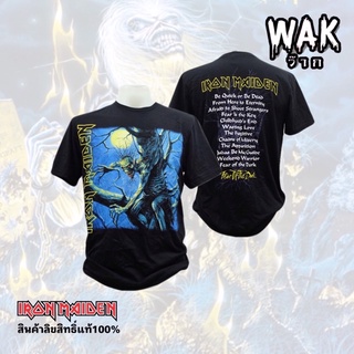 เสื้อวง Iron Maiden สินค้าลิขสิทธิ์แท้100% ของใหม่มือ1สามารถปรับแต่งได้