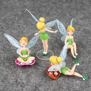 โมเดลทิงเกอร์เบลล์กับนางฟ้าโจรสลัด ฟิกเกอร์ทิงเกอร์เบลล์ (Tinker Bell Figure) ชุด 4 ตัว น่ารักมากๆ