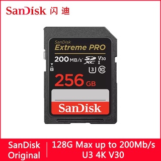 Sandisk Extreme Pro การ์ดหน่วยความจํา SD 32GB 64GB 128GB 256GB 512GB U3 4K V30