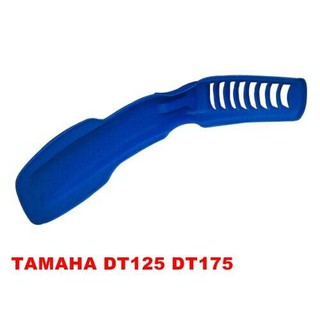 YAMAHA DT125 DT175 PLASTIC FRONT MUDGUARD FENDER "BLUE" // BRAND "NEW" // บังโคลนหน้า พลาสติก สีน้ำเงิน ของใหม่