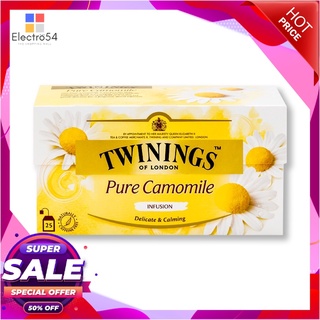 ทไวนิงส์ ชาเพียวคาโมไมล์ 2 กรัม x 25 ซองชาและผงชงดื่มสมุนไพรTwinings Pure Camomile 2 g x 25 Tea Bags