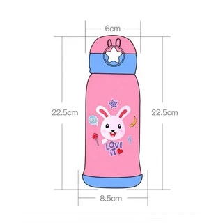 พร้อมส่ง!! กระติกน้ำเด็ก ขวดน้ำเด็ก กระบอกน้ำ พกพาไปโรงเรียนสะดวก วัสดุสแตนเลส 304 ราคาส่ง