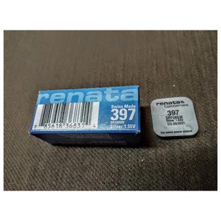 ถ่านกระดุม Renata 397 SR726SW สินค้าแท้ 100% จำหน่ายยก 1กล่อง มี10เม็ด