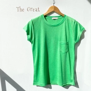 เสื้อยืดคอกลมมีกระเป๋า ผ้าสลาฟ