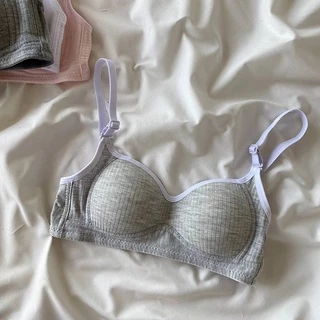 [ส่งจากไทย] 𝑩𝒓𝒂𝑩𝒓𝒂𝑩𝒓𝒂 #bra-147 ชุดชั้นใน ผ้าคอตตอน ใส่สบาย ไร้โครง Sleeping bra