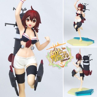 Model Figure งานแท้ ฟิกเกอร์ โมเดล Sega Kantai Collection KanColle Warship Girls คันไตคอลเลกชัน Shiratsuyu Kai