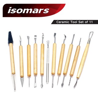 ชุดเครื่องมือ งานเซรามิค Ceramic tool set 11 ชิ้น