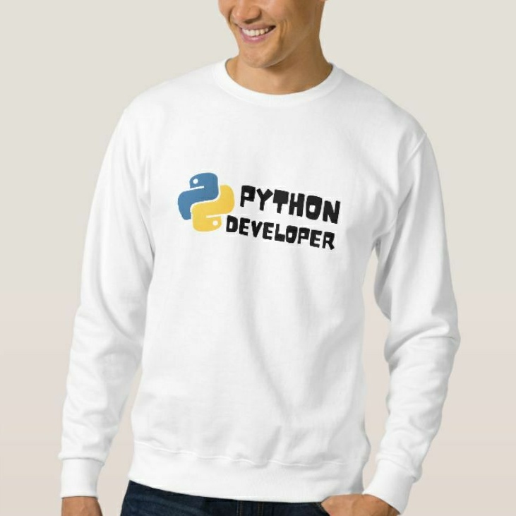 เสื้อสเวตเตอร์ผ้าฟลีซ Unisex Python Developer Programmer