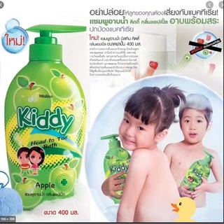 ครีมอาบนำ้และแชมพูคิดดี้มิสทินขนาด400มล