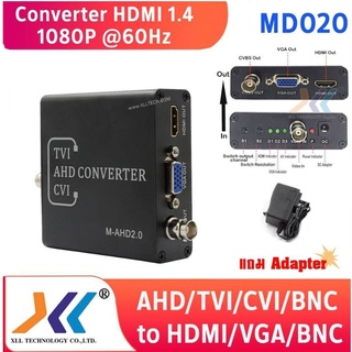 Ahd/tvi/cvi/bnc to hdmi /VGA/BNC Converter HDMI V1.4 อะแดปเตอร์แปลง 1080 p/60hz หน้าจอแสดงผลวิดีโอ