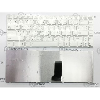 KEYBOARD ASUS A43 A43S K43E K43S (ไทย-อังกฤษ) (สีขาว)