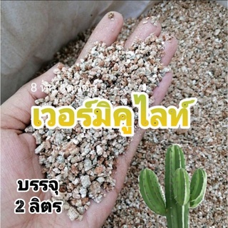 เวอร์มิคูไลท์ 2 ลิตร // กด 8 ชิ้น 280฿ -- Vermiculite 2 ลิตร วัสดุปลูก แคคตัส กระบองเพชร