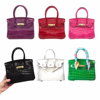 Birkin Croc หนังแท้ปั้มลายจระเข้