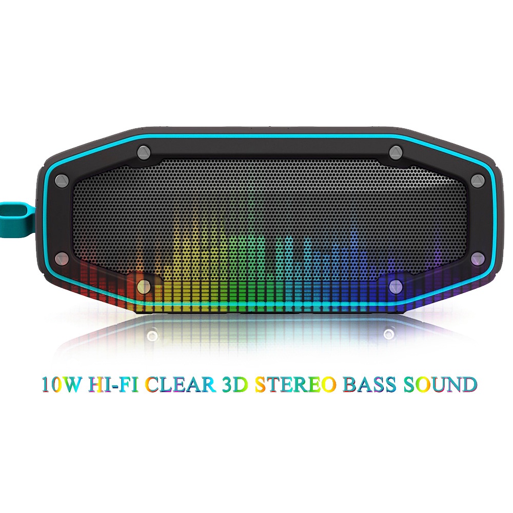 Bluetooth Speaker Outdoor Waterproof Portable Speaker 10W Sound Box ...