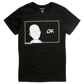 เสื้อยืด พิมพ์ลายกราฟฟิค One Punch Man Ok Superhero สไตล์ญี่ปุ่น สําหรับผู้ชาย