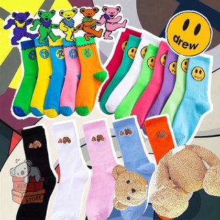 Sock ถุงเท้าแฟชั่น ถุงเท้าแนวVintage และ Street | Grateful Dead | Palm angel | drew | สินค้าพร้อมส่ง #ส่งจากไทย