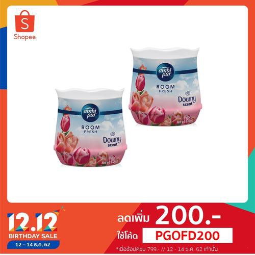 Ambi Pur แอมบิเพอร์ เจลเฟรช กลิ่นดาวน์นี่ 180 กรัม x2 p&g