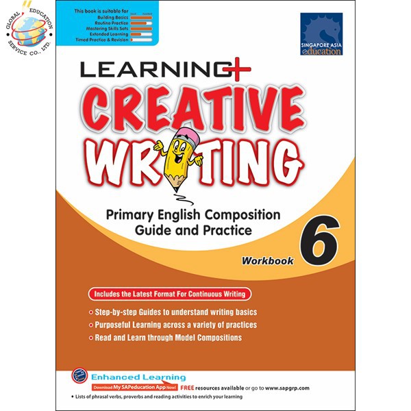 Global Education หนังสือแบบฝึกหัดการเขียนเรียงความ Learning+ Creative Writing Workbook 6