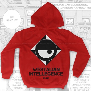 เสื้อแจ็กเก็ต Spy x Family Westalian อัจฉริยะ สีแดง สําหรับครอบครัว