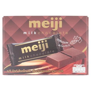 🔥สินค้าขายดี!! เมจิ ช็อกโกแลตนม 22กรัม Meiji Milk Chocolate 22g