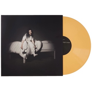 แผ่นเสียง Billie Eilish – When We All Fall Asleep, Where Do We Go? **Pale Yellow  Vinyl,แผ่นเสียงมือหนึ่ง ซีล