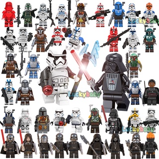 Minifigures Toys Bonecos Stormtrooper The Mandalorian Building Blocks Gift For Kids