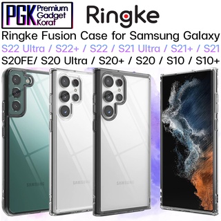 Ringke Fusion Case for Galaxy S22 / S22+ / S22 Ultra / S21 Ultra / S20 FE / S20 Ultra เคสกันกระแทก หลังใส สวยงาม