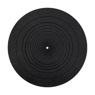 แผ่นยางรอง (ฺBlack) สำหรับเครื่องเล่นแผ่นเสียง Turntable (Rubber LP Slip Mat)