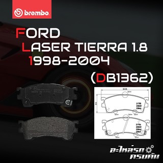 ผ้าเบรกหน้า BREMBO สำหรับ FORD LASER TIERRA 1.8 98-04 (P49 023B)