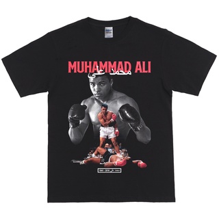 เสื้อยืด ผ้าฝ้าย พิมพ์ลาย Muhammad ALI แฟชั่นสําหรับผู้ชาย