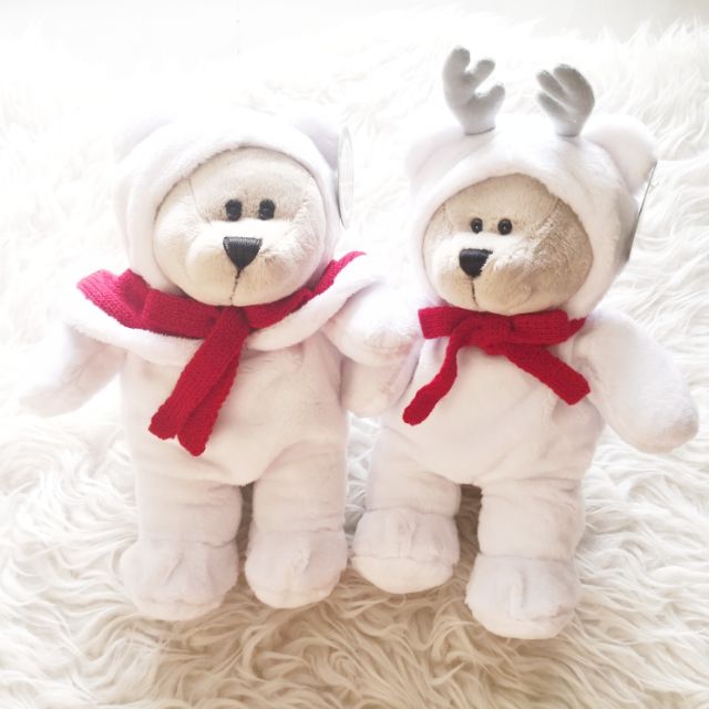 ตุ๊กตาหมี Bearista Bear Polar Boy 2019 Starbucks Thailand X'Mas