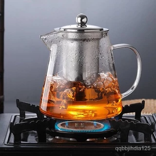 TIMECAFE กาชงชาแก้ว 350 มล/450 มล ฟรีที่กรองสเตนเลส