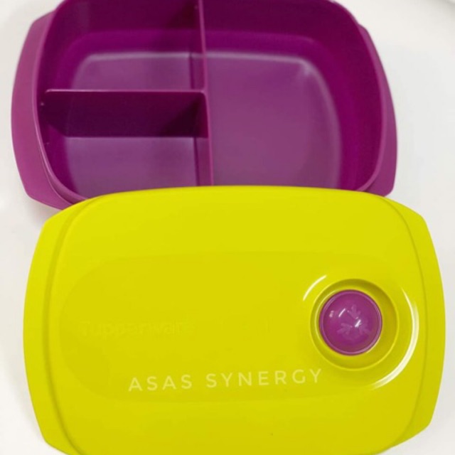 Tupperwaer  Reheatable Divided Lunch Box 1.00L