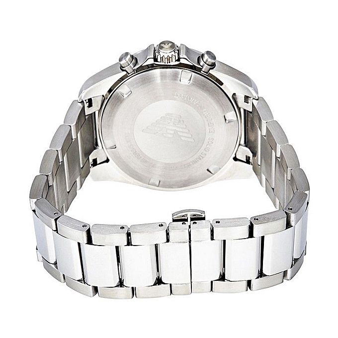 Emporio Armani ผู้ชายคลาสสิกซิกม่าสีเขียวเข้มแบบ Dial Chrono นาฬิกา ...