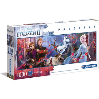 จิ๊กซอว์ Clementoni - Disney Frozen 2   1000 piece (Panorama)  (ของแท้  มีสินค้าพร้อมส่ง)