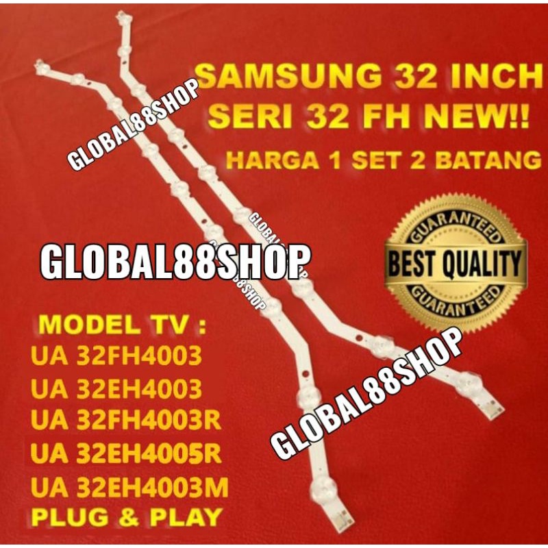 9K TV BACKLIGHT 9 ปุ่ม 3 VOLT 32 INC SAMSUNG UA32FH4003 ไฟ LED