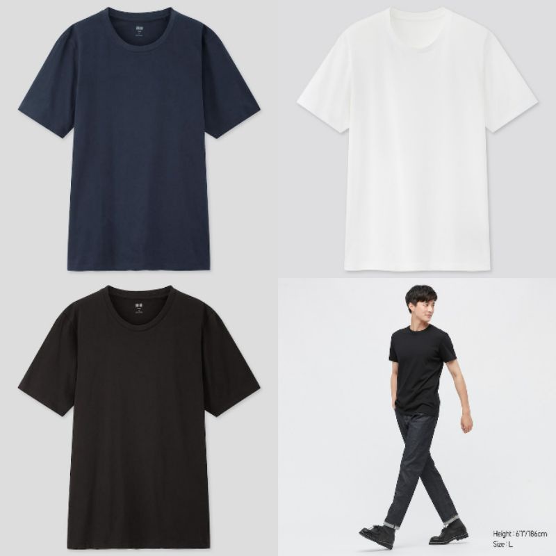 Abh551 Aero x un*qlo เสื้อยืดผู้ชายผู้ใหญ่ S-XL